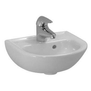 Laufen Pro B fontein 40x32x14.5cm 1 kraangat met overloop keramiek wit