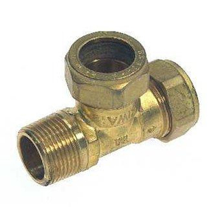 VSH Super Autofreinant T en laiton réducteur 15x15x1/2 buidr conique