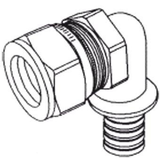 Rehau Rautitan knelkoppeling knie 20RpxG1/2"x15mm LX