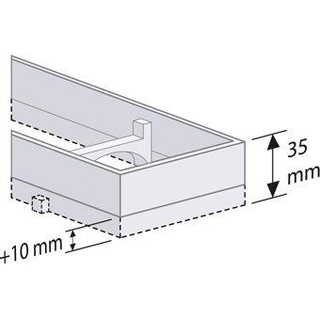 Easy drain modulo table extension frame 60cm pour granit ou marbre