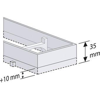 Easy Drain Modulo taf verhogingsframe 60cm voor graniet of marmer