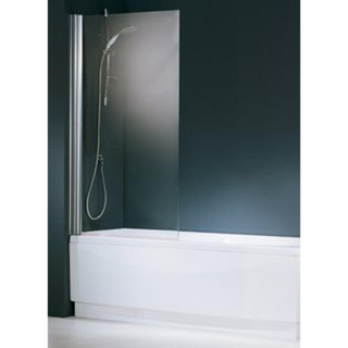 Novellini Aurora 1 Pare-baignoire 1 volet 70x150cm Chrome/Aqua