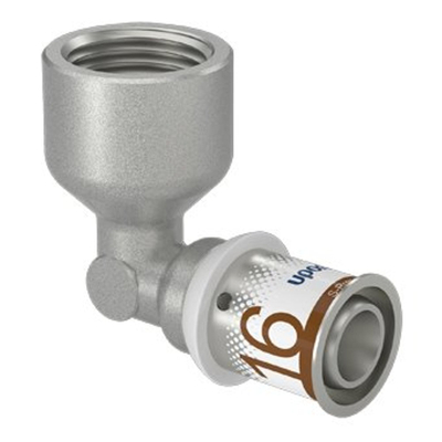 Uponor S-Press Plus raccord équerres 90° bi.dr. 16mmx1/2
