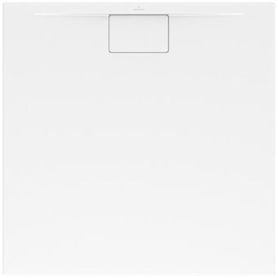Villeroy & Boch Architectura Metalrim receveur de douche en matière synthétique - acrylique carré 80x80x1.5cm - blanc mat