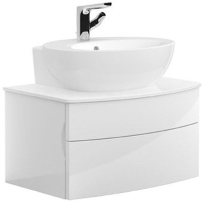 Villeroy & Boch Aveo new generation fontein geslepen ovaal 50.5x41cm met kraangat met overloop ceramic+ wit TWEEDEKANS