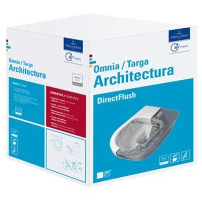 Villeroy & Boch Omnia Architectura DirectFlush combipack ceramic+ wit TWEEDEKANS