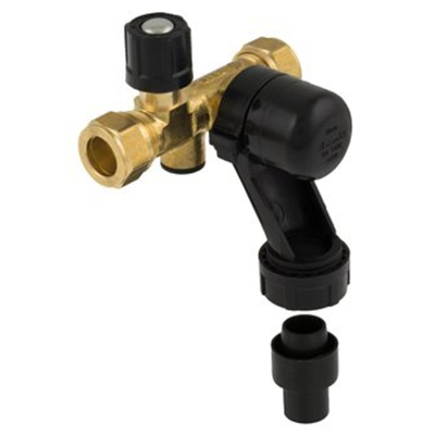 Bonfix combinaison d'entrée 2x15mm coude max. 8 bar / kiwa