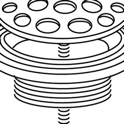 Viega simplexplug avec grille plate 6/4 sans raccord chrome