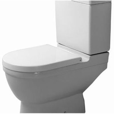 Duravit Philippe Starck 3 combinaison de WC à poser à évacuation profonde PK blanc