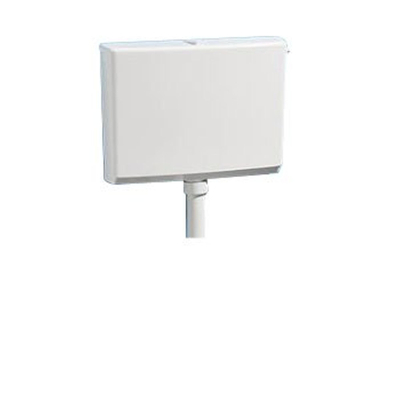Wisa 500 laaghangend reservoir - 51.2x10.6x35.5cm - enkele spoeling - 6/9 liter - wit