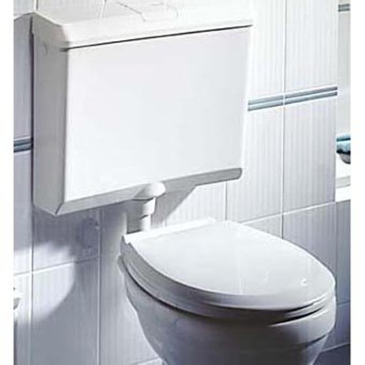 Wisa 790 Réservoir WC suspendu bas avec verrouillage du couvercle blanc