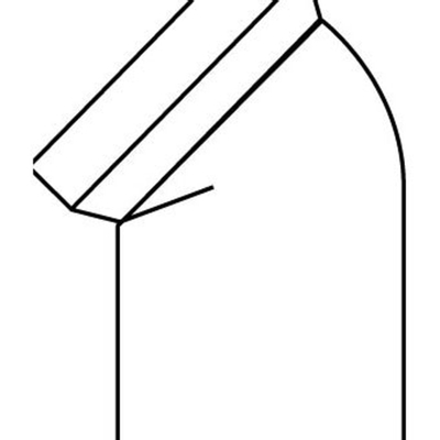 ABU coude de raccordement WC 110mm 45blanc