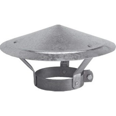Chapeau de pluie Burgerhout Ø170-180mm Aluminium brut