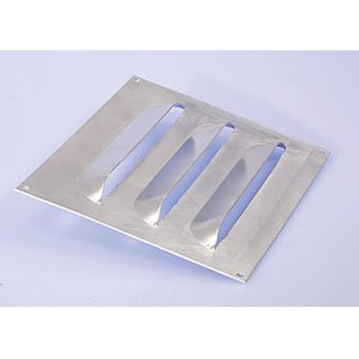 Burgerhout grille de ventilation 250x250mm Aluminium