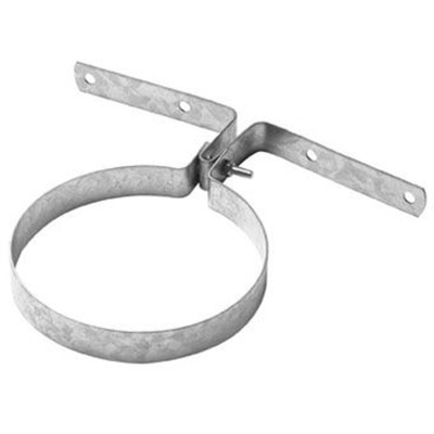Burgerhout dakbeschotbeugel Ø181mm combi doorvoer 80-80/125mm blank