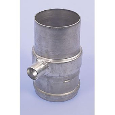 Burgerhout alu fix piège à condensat en aluminium à paroi épaisse 100 mm hor.