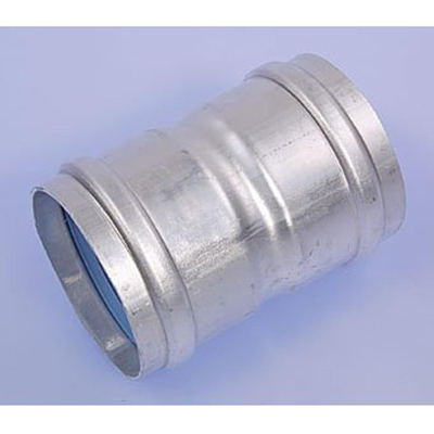 Burgerhout Alu-fix verbindingsmof 125mm Ø80mm Aluminium dikwandig