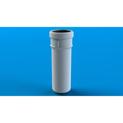 Burgerhout Safe-PP rookgasafvoerbuis Ø80 l=1000mm PP wit