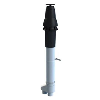 Burgerhout SAFE PP HR Skyline dakdoorvoer 80 80mm zwart