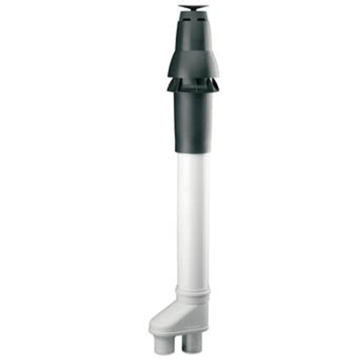 Burgerhout skyline 3000 gouttière en aluminium avec collecteur 100mm parallèle noir