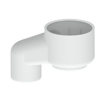 Burgerhout pièce de raccord Ø80-80mm, Ø80/125mm en plastique