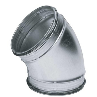 R vent Safe coude lisse 45 degrés pour conduit d'air circulaire 150mm sbds150