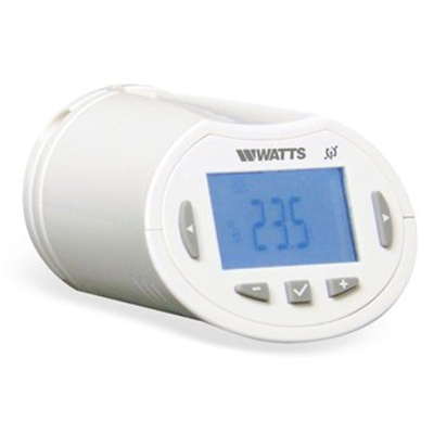 Watts Vision bouton thermostat programmable incl. adaptateurs m30x1.5 / m28x1.5 rf 868 mhz