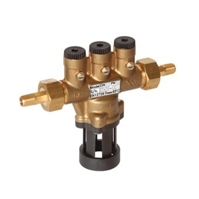 Watts disconnecteur ba bs 1/2 budr dn10 avec filtre entonnoir et vannes d'arrêt