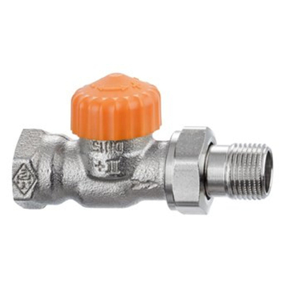 IMI Heimeier Eclipse robinet thermostatique de radiateur avec régulation de débit droit raccourci 1/2