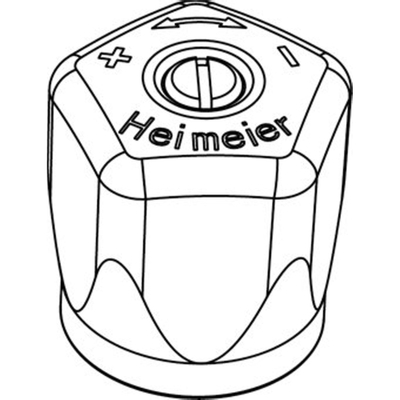 Heimeier Mikrotherm poignée manuelle blanc