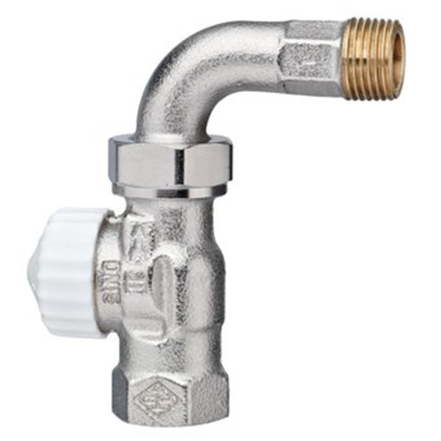 Heimeier V exact II robinet de radiateur thermostatique réglable + coude 1/2