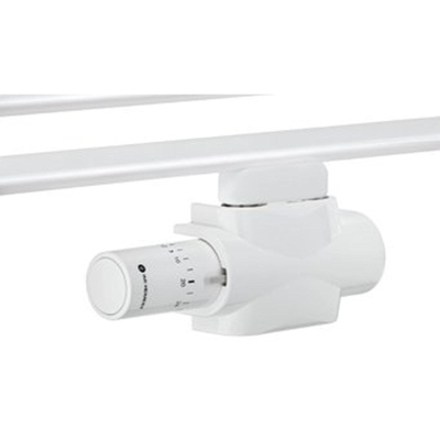 IMI Heimeier Multilux 4 1 ou 2 tuyaux sous-bloc set avec Halo, droit et angle R1/2 - G3/4 HOH 50mm design blanc DESTOCKAGE