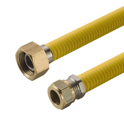 Raminex Ketelflex tuyau de gaz flexible inox raccord autofreinant 15x3/4bi L=20cm