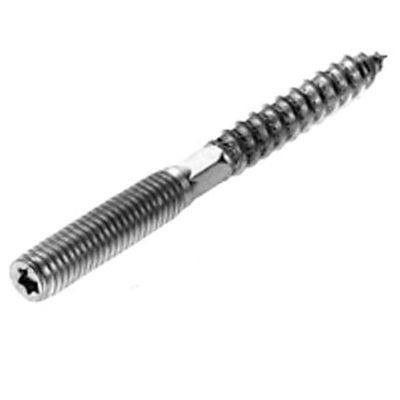 Walraven BIS Tige filetée bois 626 zingué électrolytique avec tête WM M8x80 mm