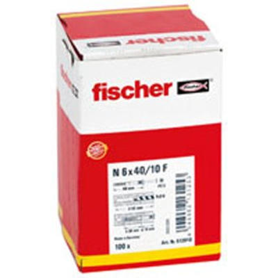 Fischer clou plug n z 6x60mm avec vis