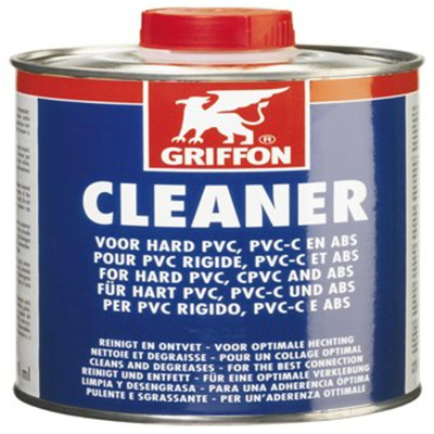 Griffon cleaner voor hard pvc en abs pot a 500 ml.