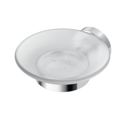 Ideal Standard Iom porte-savon avec coupelle en verre chrome mat