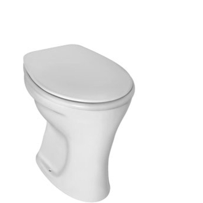 Ideal Standard closet staand +6cm met spoelrand vlakspoel AO wit