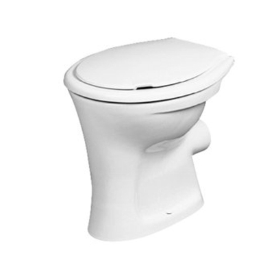 Ideal Standard closet staand +6cm met spoelrand vlakspoel PK wit
