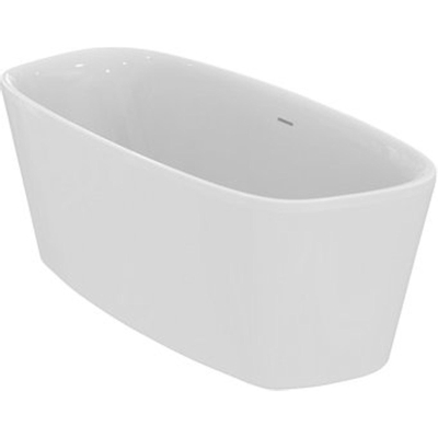 Ideal Standard Dea baignoire autoportante en matériau synthétique acrylique ovale 180x80cm avec pieds et trop-plein blanc