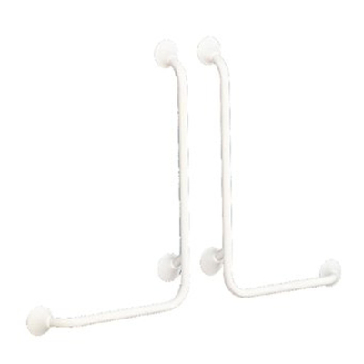 Handicare Linido barre d'appui murale 90 degrés 50x100cm modèle A blanc