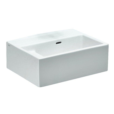 Laufen College klaslokaalwastafel 600x455 60x45.5x22.5cm 1 kraangat ter hoogte van de afvoer/overloop met overloop keramiek lcc-wit