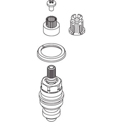 Venlo Sparepart Plus Nimbus II partie supérieure Eco G1/2 (laiton Project Comfort) complète