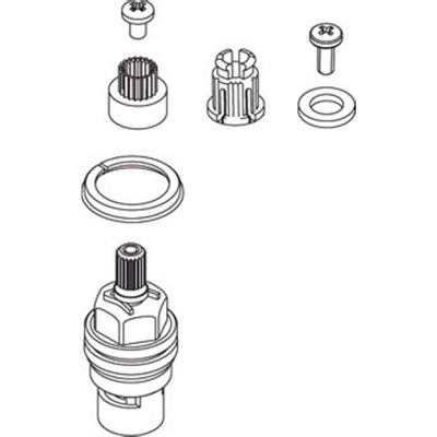 Venlo Sparepart plus nimbus ii tête céramique g1/2 (laiton projet confort nostalgique) complet