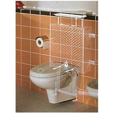 Wisa 2100 Plaque de commande tablette tablette en plastique pour réservoir encastré 2100 interruption de chasse SO blanc