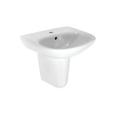 Plieger Brussel New wastafel 55x42cm wit
