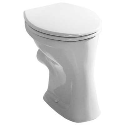 Plieger Brussel cuvette à poser à chasse plate PK 35x46,5cm blanc
