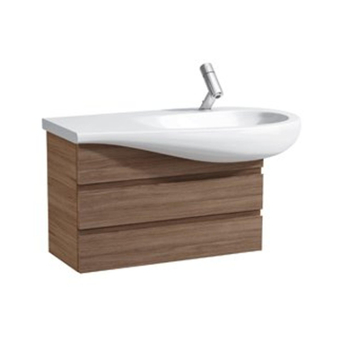 Laufen Alessi One meuble sous-lavabo 73x32x48cm 2 tiroirs bois blanc