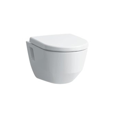 Laufen Pro hangtoilet – Rimless – zichtbare bevestiging – diepte 53 cm – glans wit