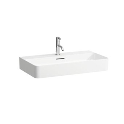 Laufen VAL lavabo-meuble 42x75x11.5cm avec trou de robinet avec trop-plein SaphirKeramik blanc